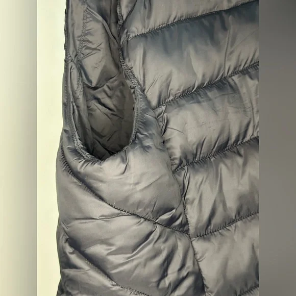 SOLD | Nicole Miller Asymmetrical Black Quilted Vest w/ Pockets Women’s XXL Plus - Picture 8 of 8